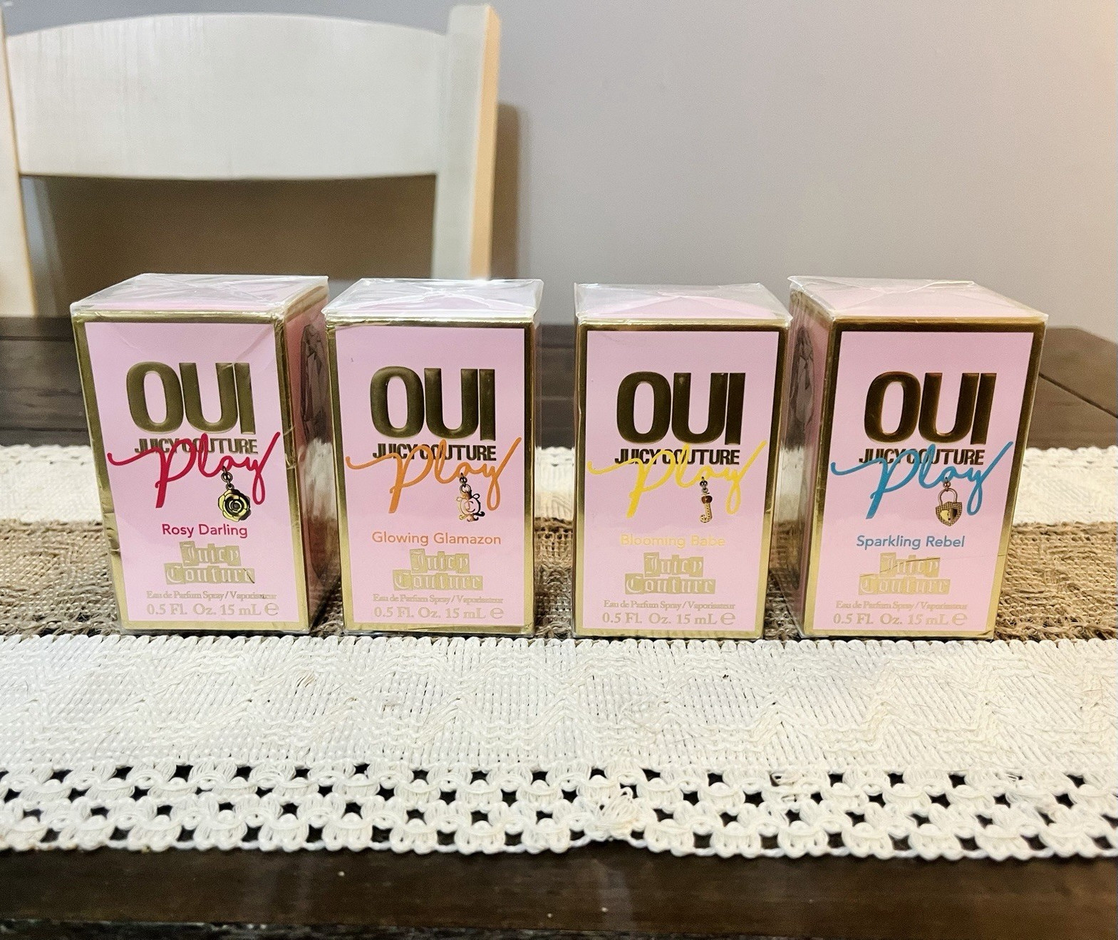 Juicy Couture Oui Juicy Couture Play Eau de Parfum Travel 0.5 oz Spray Set