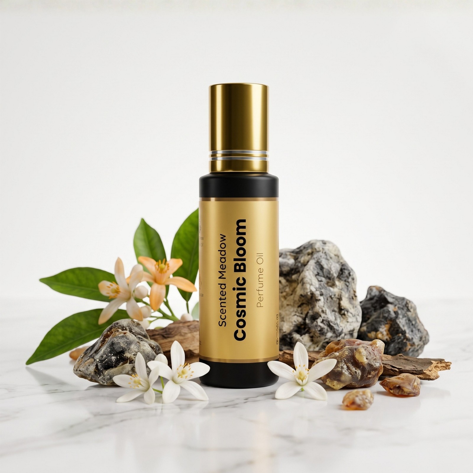 Scented Meadow Cosmic Bloom Roll-On Perfume Oil for Unisex – 0.5 fl oz (15 ml)