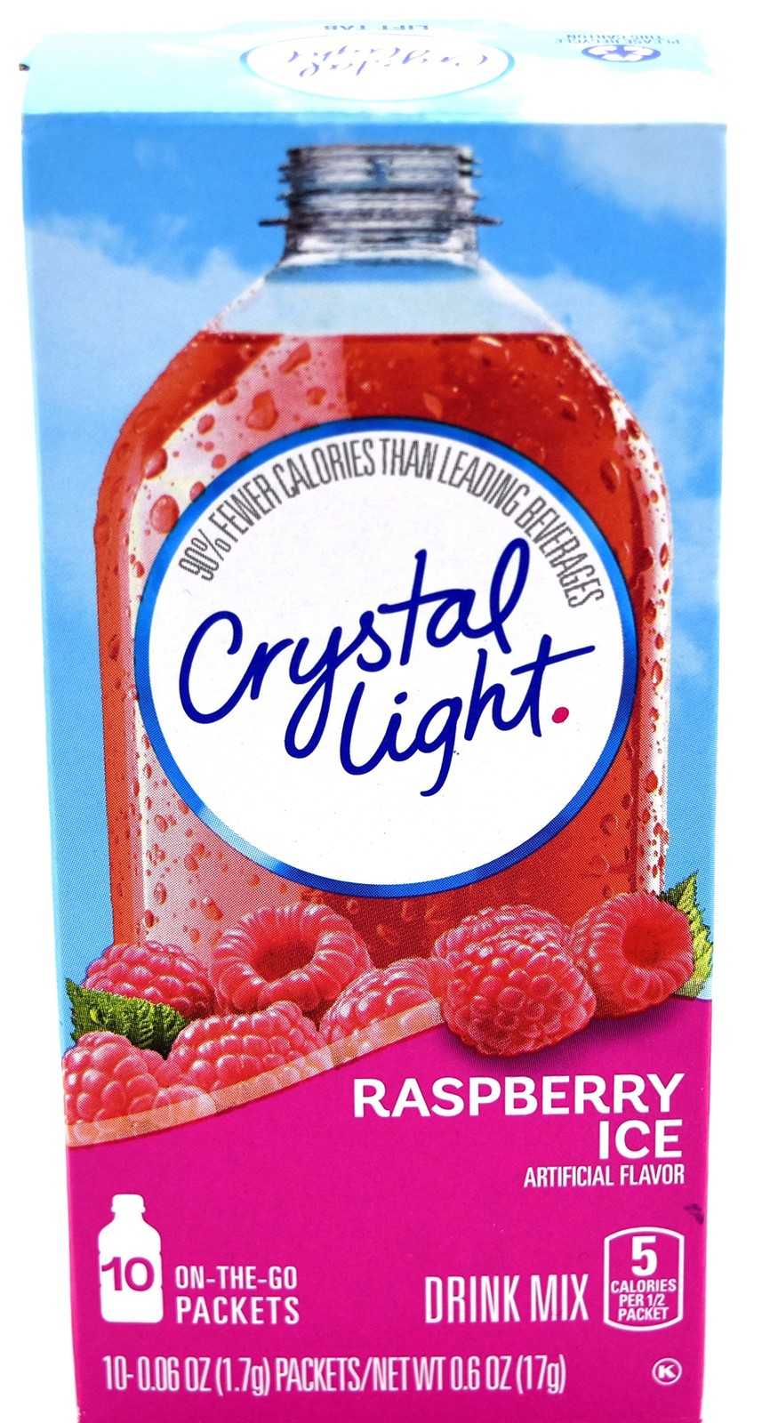 Crystal Light On-The-Go Drink Mix Packets, Sugar Free 10 Count (Pack of 6)
