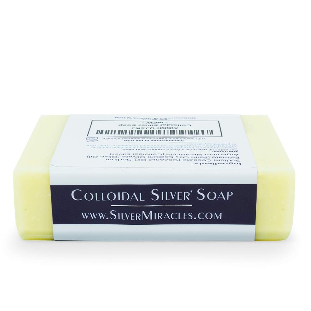 Silver Miracles – Colloidal Soap – 3 pack 4.5 Ounce (Pack of 3)
