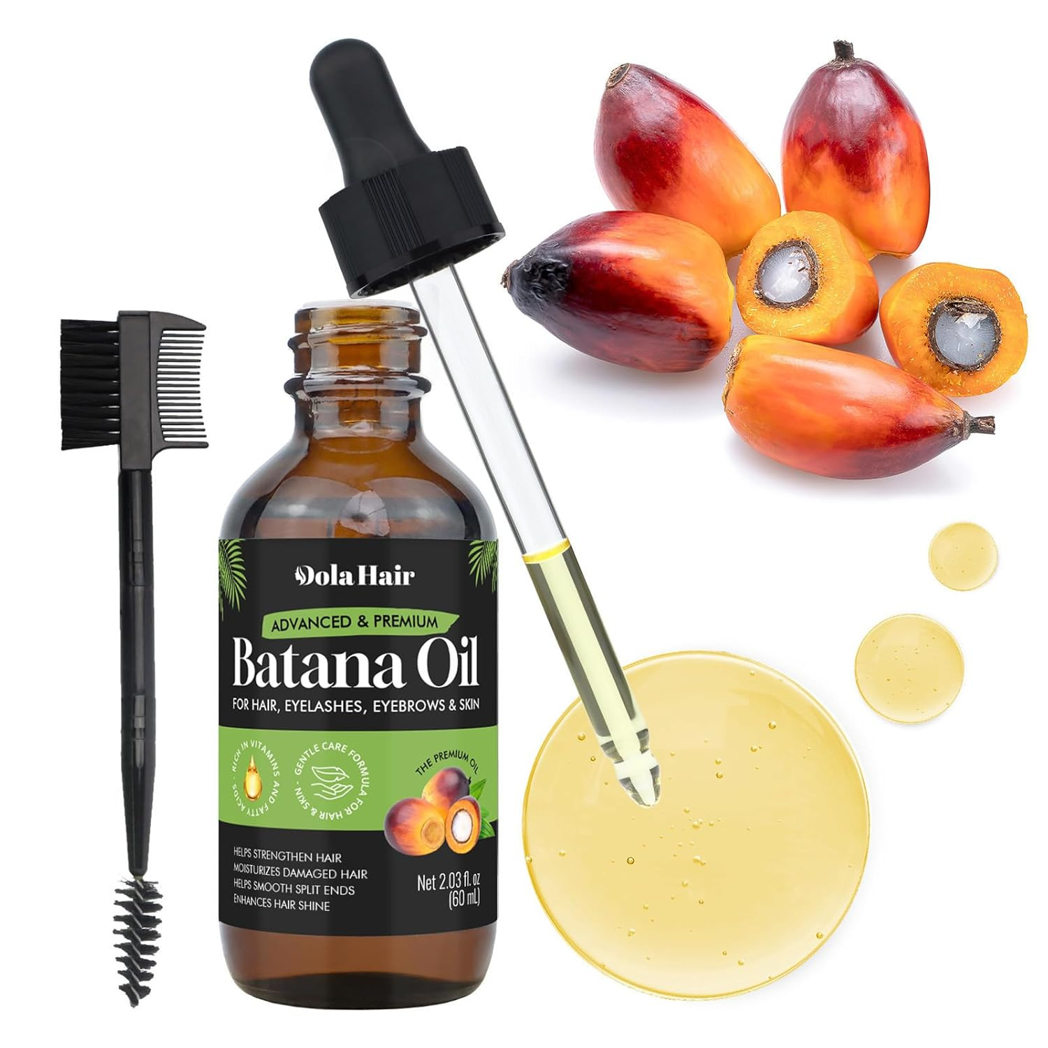 Batana Oil for Hair Growth Organics Pure Batana Hair Oil 100% Natural Batana Oil