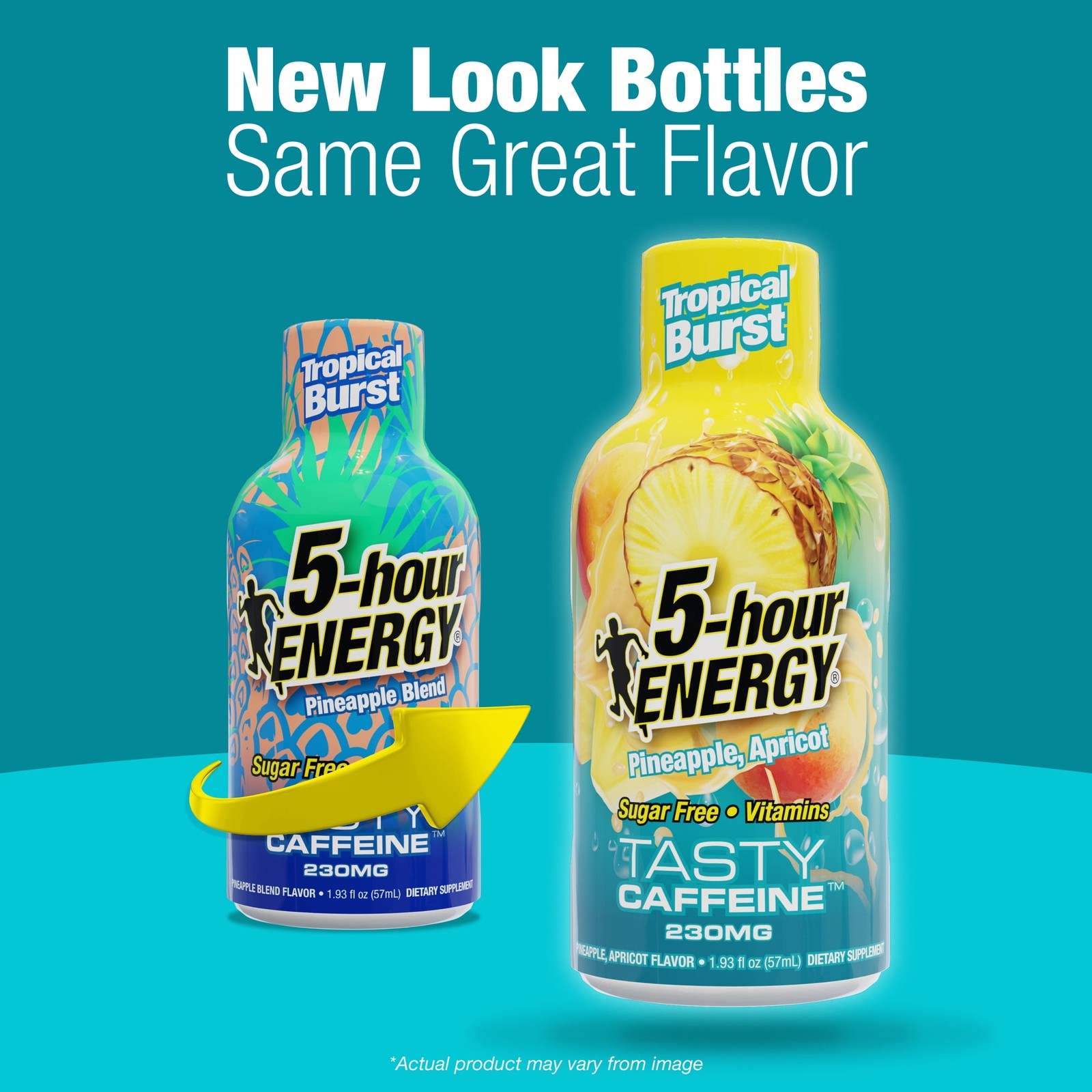 5-hour ENERGY Shot Extra Strength Tropical Burst Energy Drinks 1.93 oz 15 Pack
