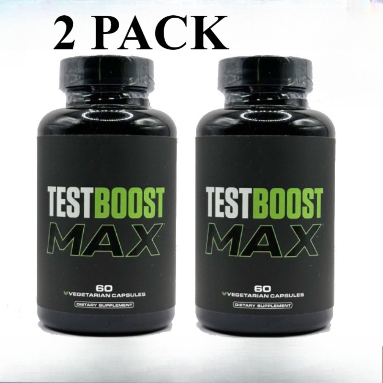2 -PACK TEST BOOST Max Build Muscle Men Fat Weight Loss-New & Sealed