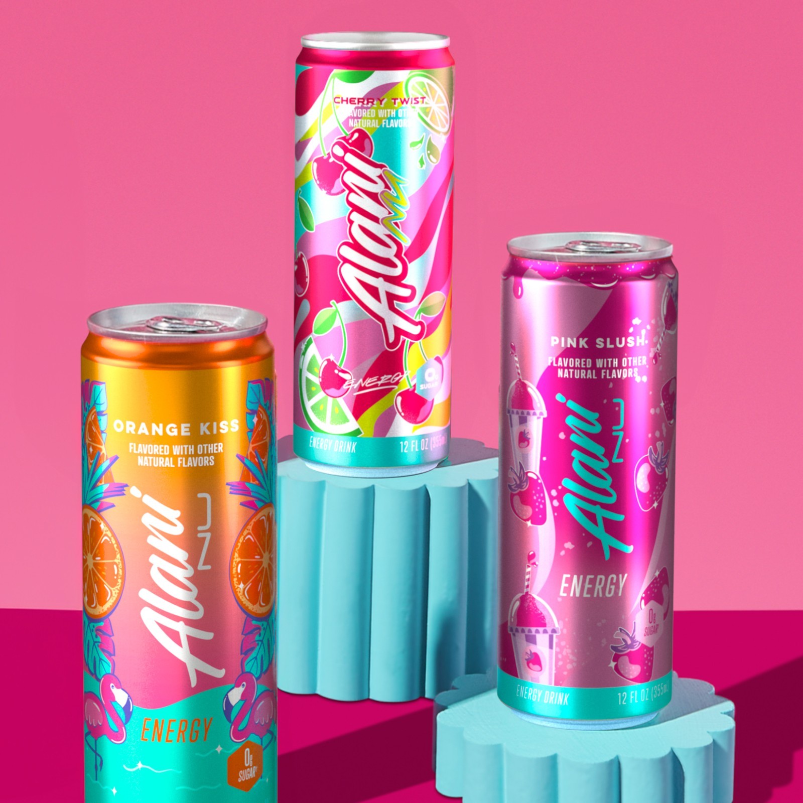 (12 Pack) Alani Nu Sugar Free Energy Drink Variety Pack 12 fl oz Cans