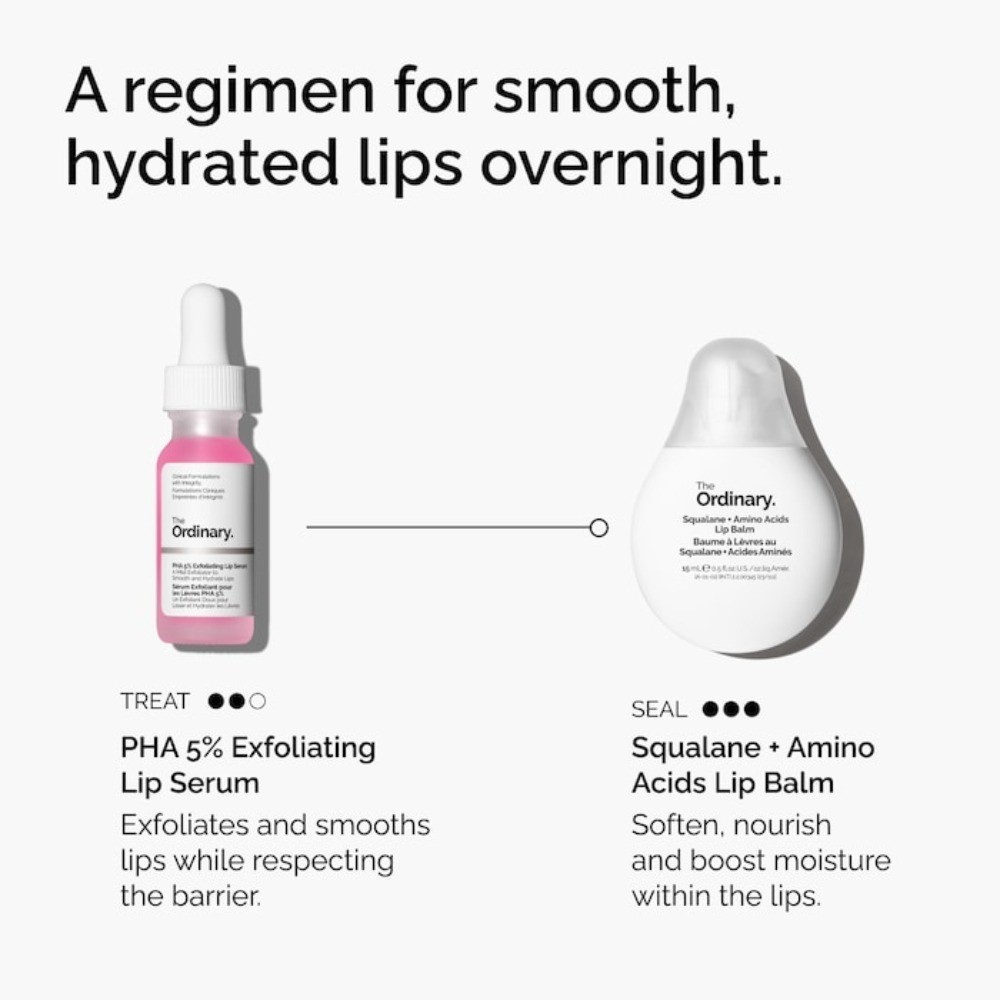 The Ordinary Authentic PHA 5% Exfoliating Lip Serum 0.5 oz/15 ml