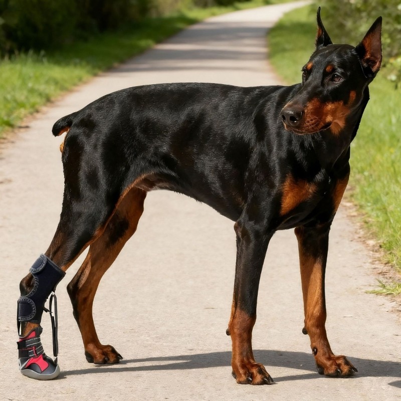 No Knuckling fit for Brace Boot Dog Dragging Paws 1/2Pieces Dog Shoes