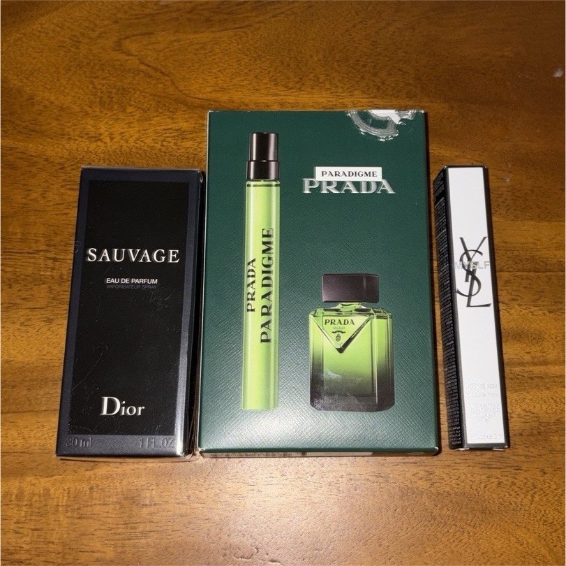 Dior Sauvage & Prada & YSL COLOGNE