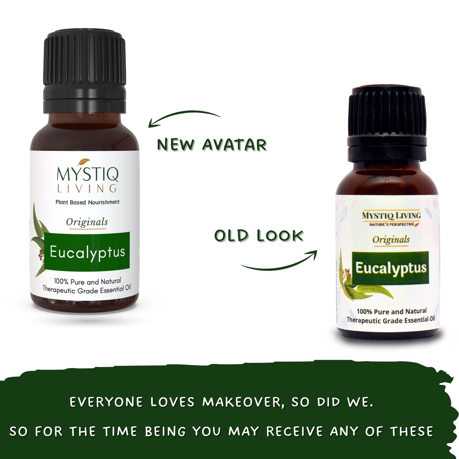 Mystiq Living Eucalyptus Essential Oil For Skin & Hair 15ml