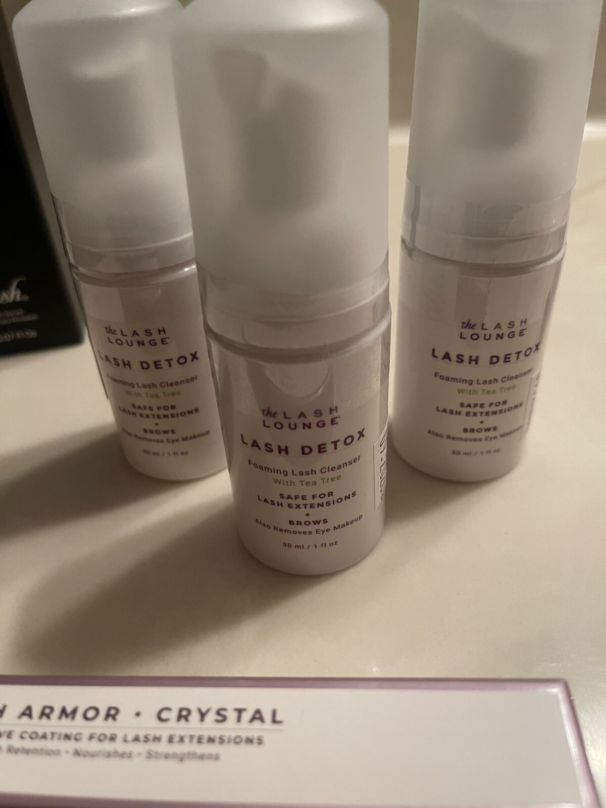 Luxury Lash Kit – LiLash serum + 3 Lash Lounge cleansers + crystal Lash armor