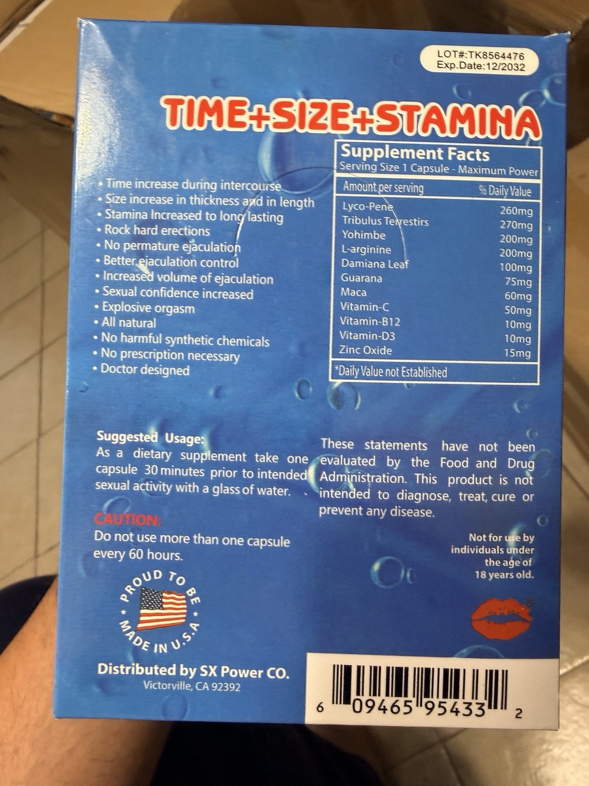 WET XXX 24 Packs., Pills For Pleasure