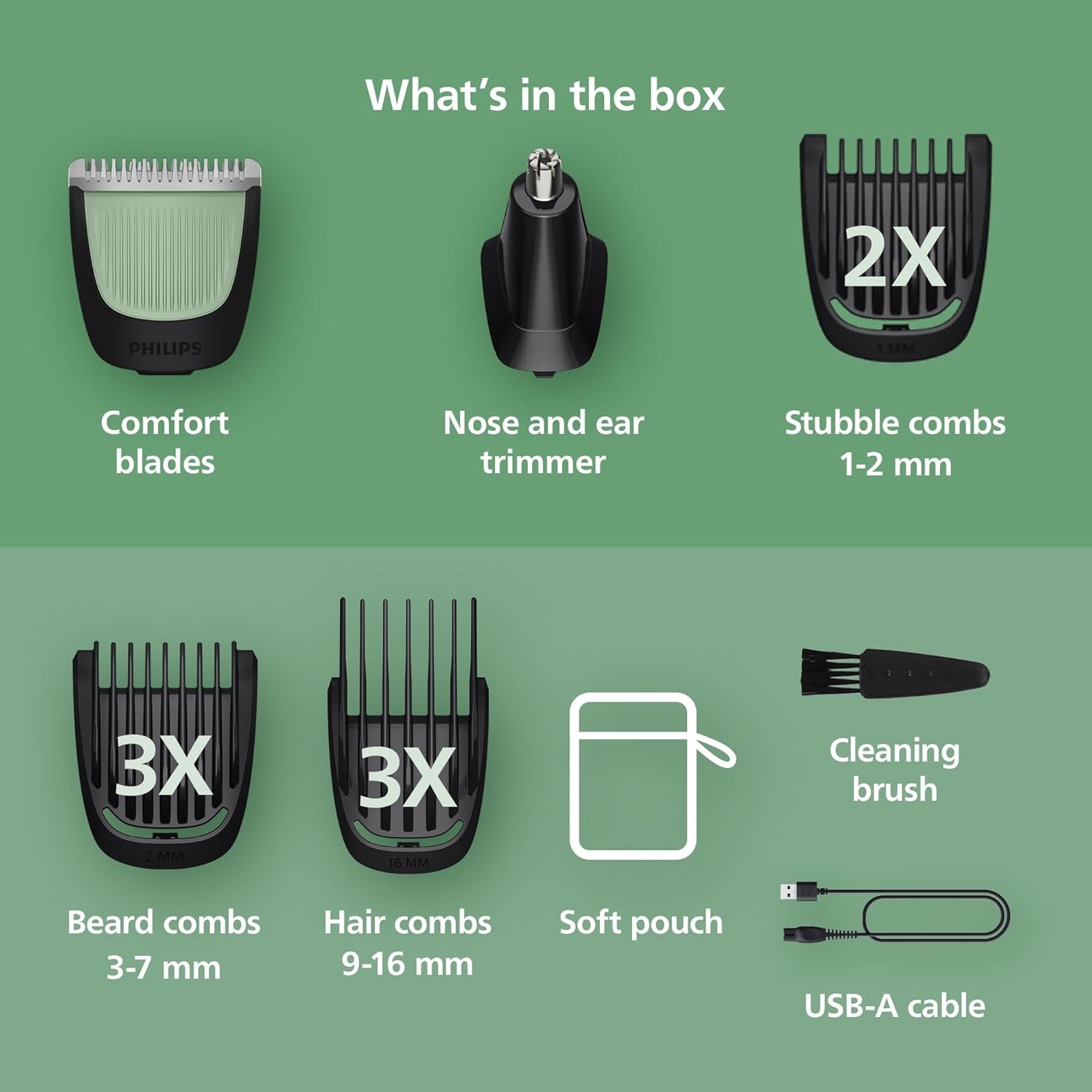 Philips Norelco All-in-One 3000 Series 13 in 1 Trimmer, Beard Styler & Men’s