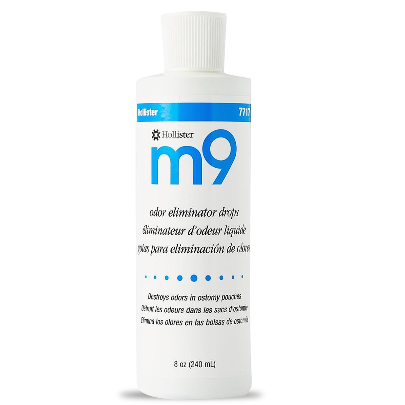 Hollister 7717-EA m9 Odor Eliminator Drops, Unscented, 8 8 Ounce (Pack of 1)