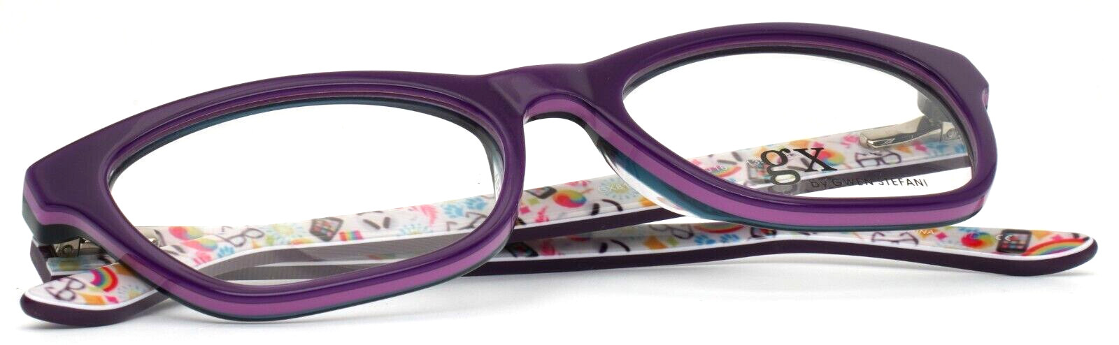 GX by GWEN STEFANI GX811 PUR Purple Girls Kids Cat Eye Eyeglasses 48-16-135