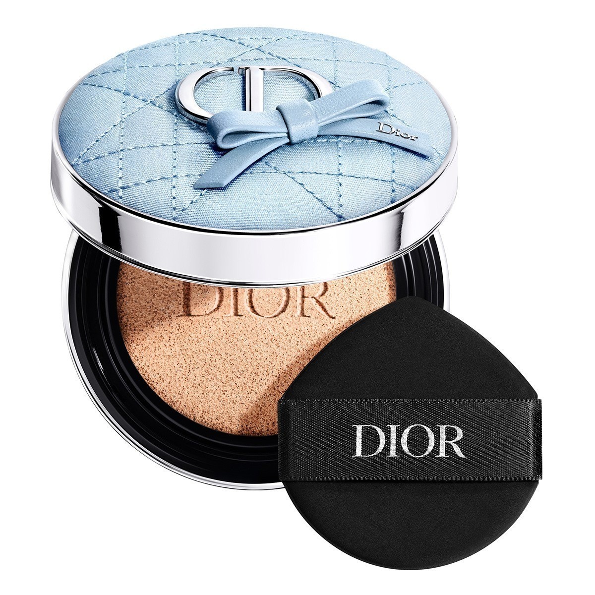 Dior Bow Forever Cushion [ Case Only ] Pink Blue Bow Limited Edition [Pre Order]