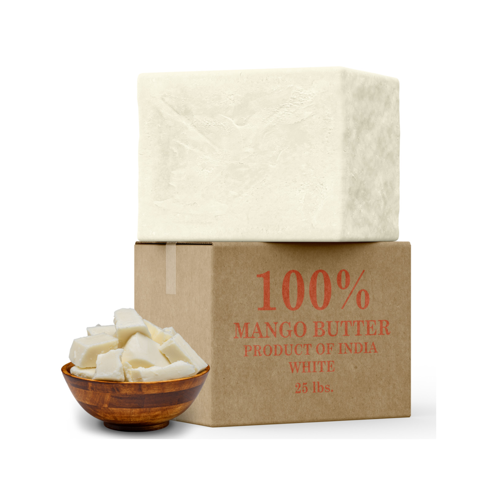 Mango Butter Raw 8 oz. 100% Pure Unrefined Organic Natural For Skin, Body, Hair
