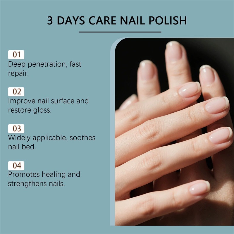 1-3PACK 3 Days Nail Care – Keratin Amino Acid Formula Superior Nail Nourish ~HOT