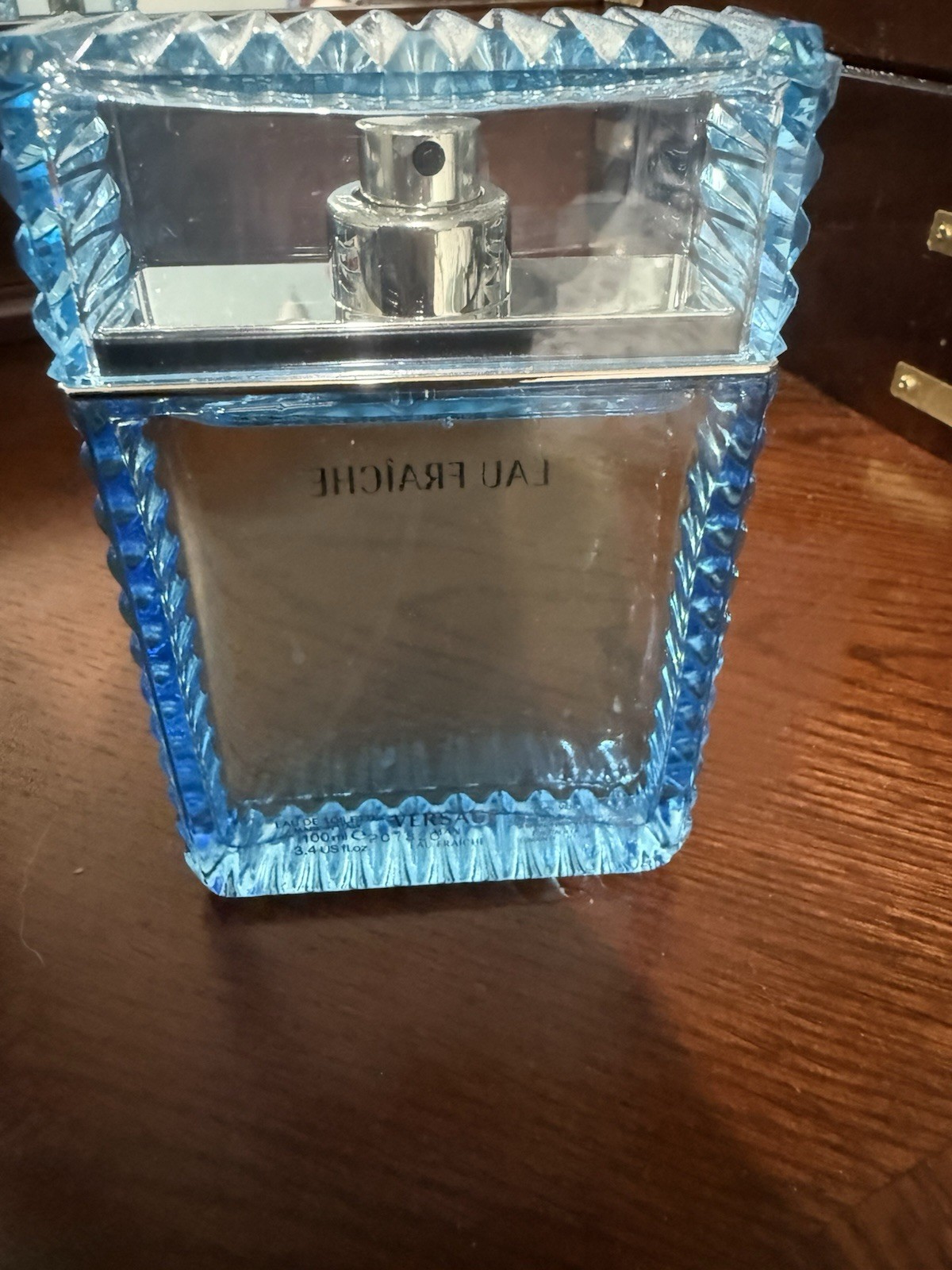 Versace Eau Fraîche Eau de Toilette Spray, Lemon Scent, 3.4 US fl oz