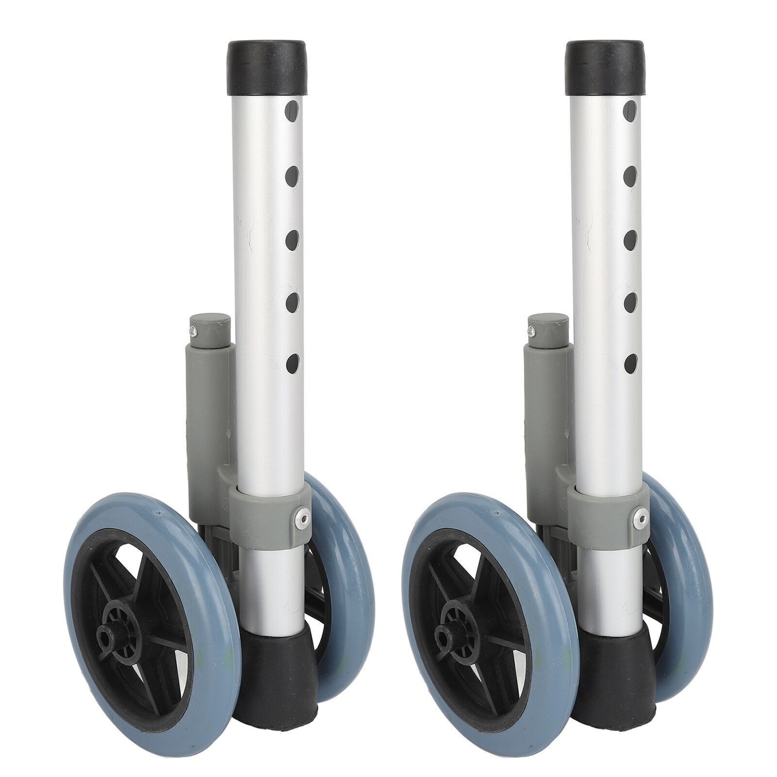 Walker Wheels Flexible Height Replacement Walker Feet Caster with Brake Wheel