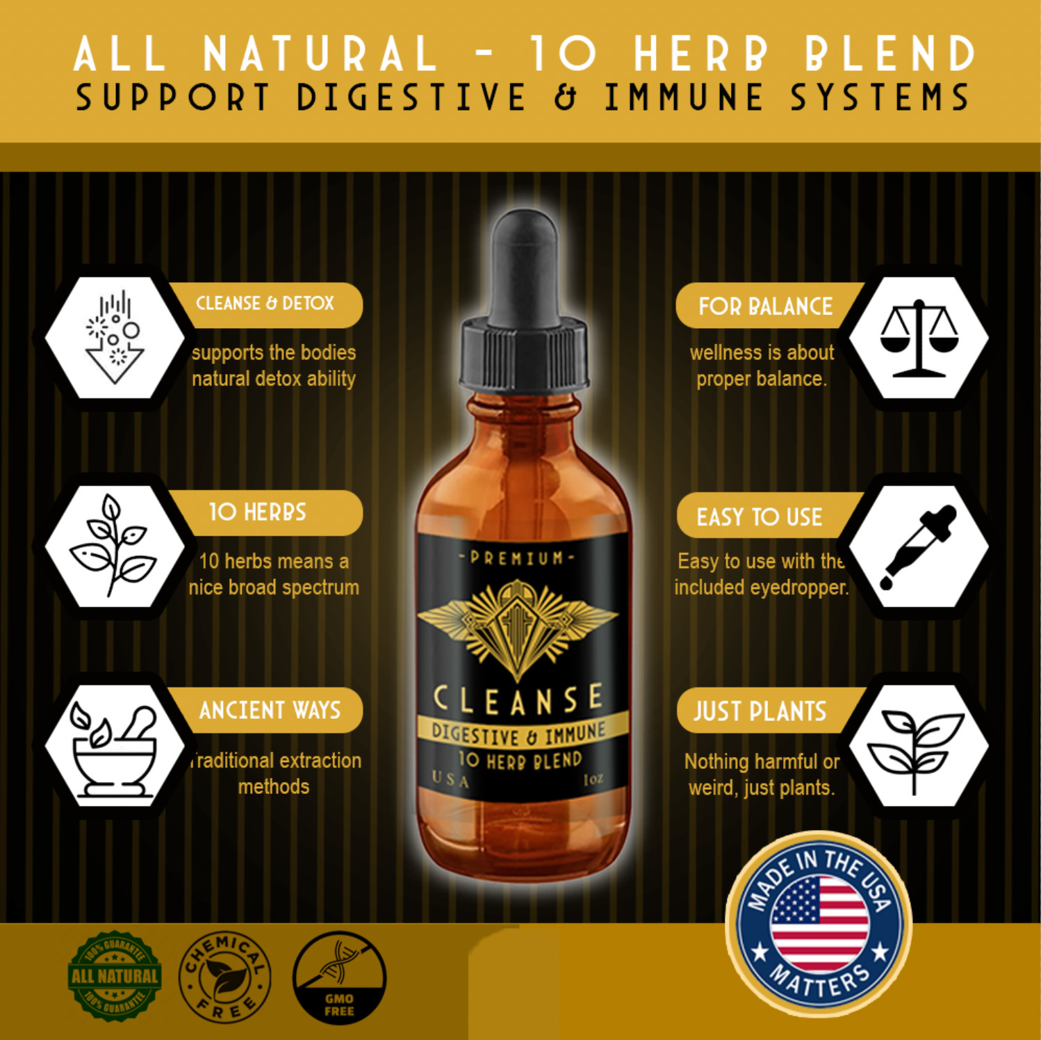 Parasite Cleanse for Humans – Deluxe Intestinal Cleanse – 2oz – USA