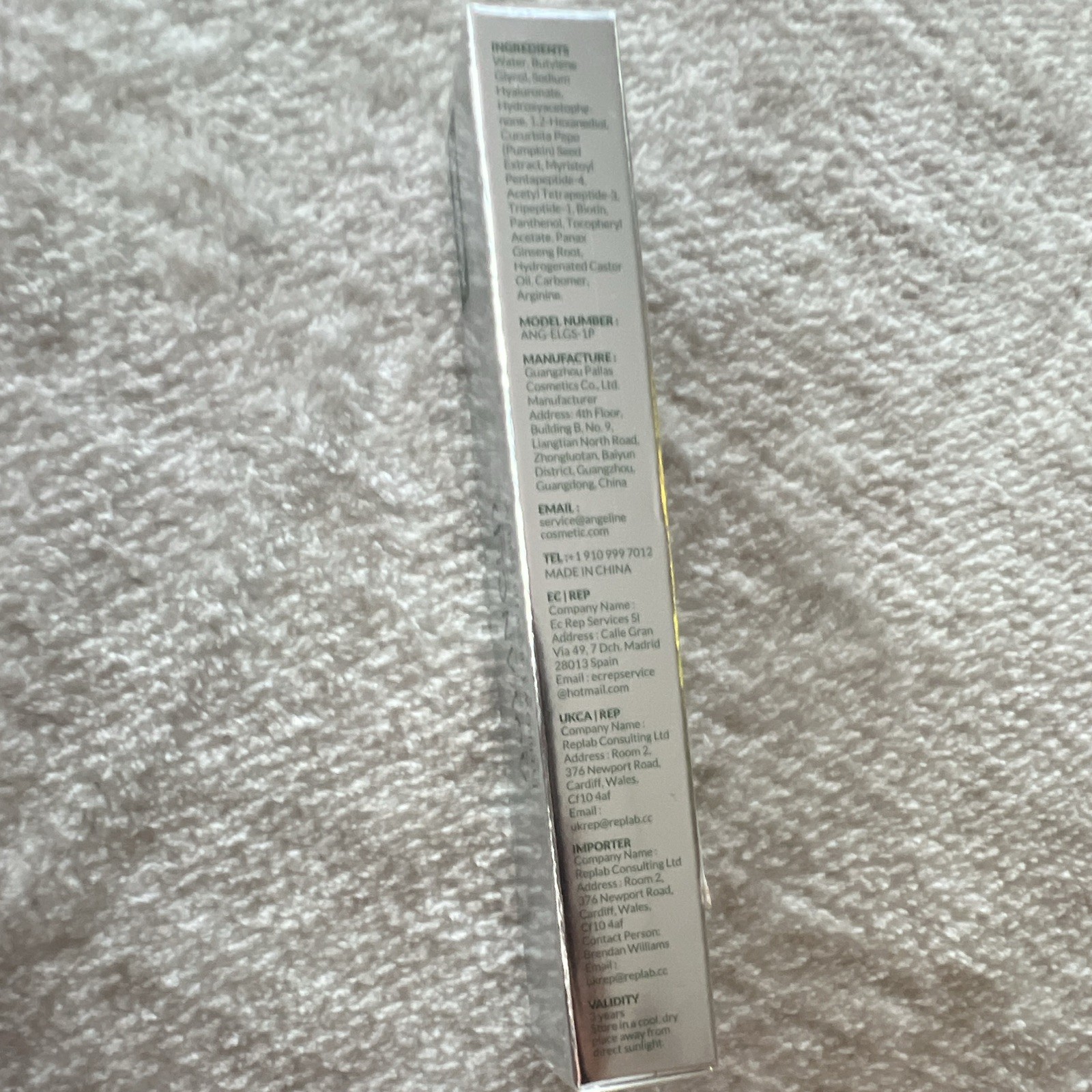 Angeline Advanced Eyebrow Serum, Clear Growth Serum Formulation
