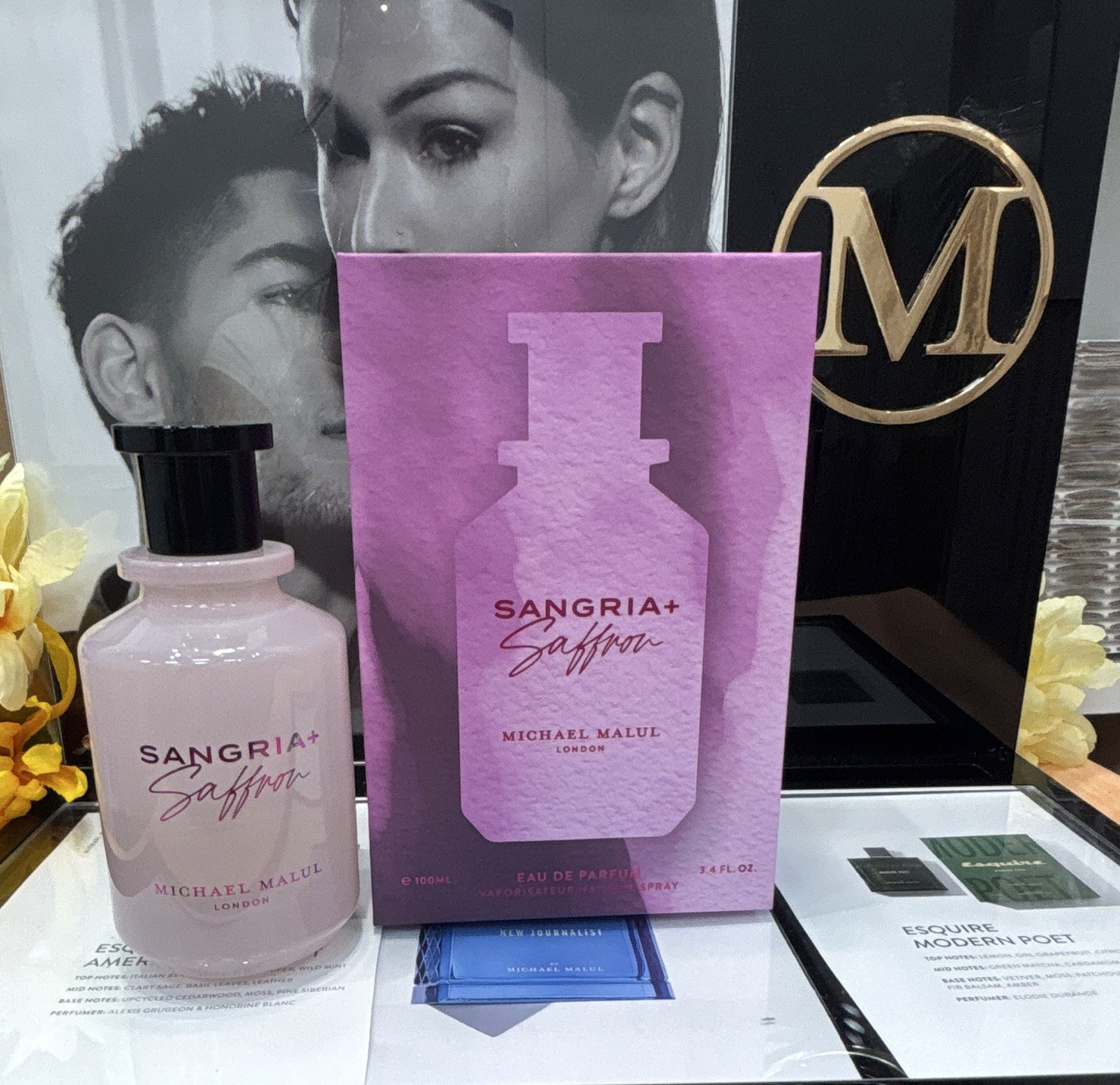 Michael Malul London Sangria+ Saffron Eau de Parfum Spray 3.4 fl oz Plastic-Free