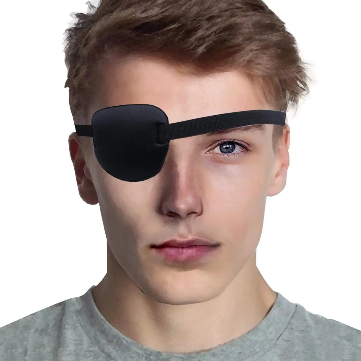 2PCS 3D Adjustable Eye Patches for Left or Right Eyes for Adults and Kids USA