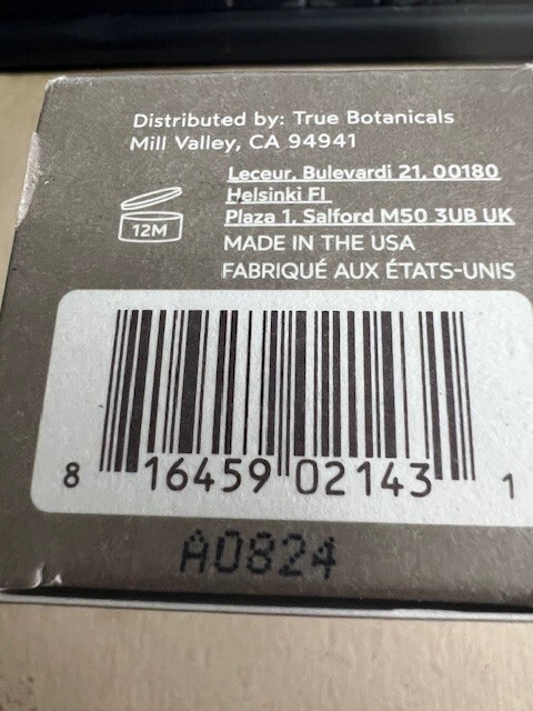 True Botanicals Renew Chebula Active Serum 1 Fl Oz 30 ml NIB Unopened Free Ship