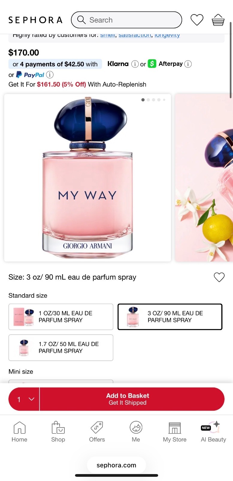 Authentic My Way By Giorgio Armani