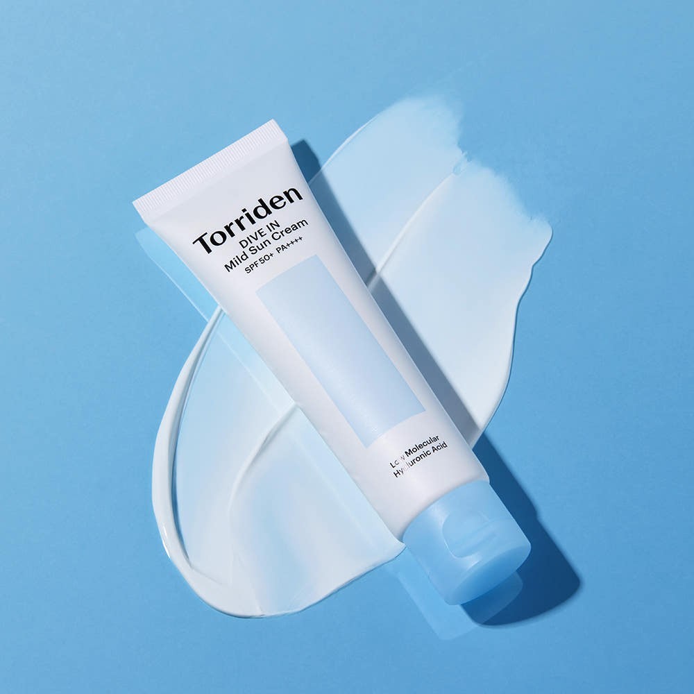 Torriden Dive In Mild Sun Cream SPF50+ PA++++ 60ml Mineral Sunscreen Korean Skin