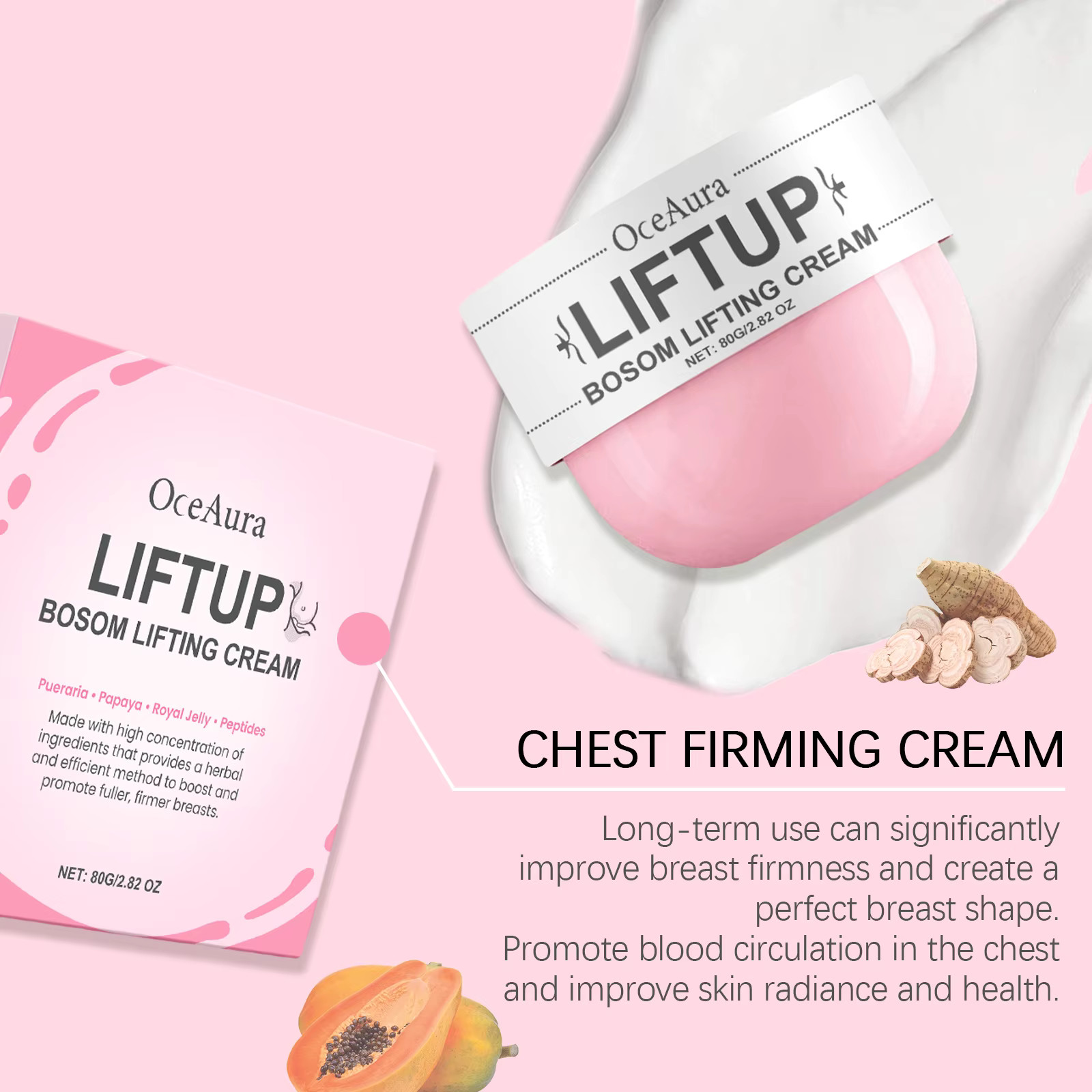 Breast Care Cream Nourishing Firming Skin Moisturizing Massage Cream
