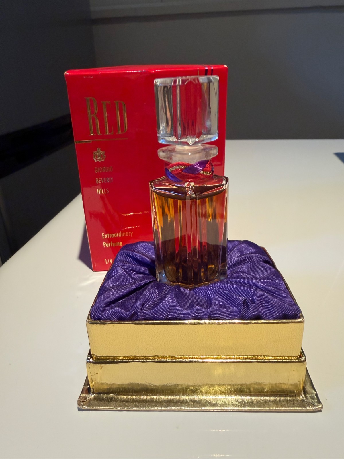 Vintage Red by Giorgio Beverly Hills 1/4 fl.oz./7.5 ml Extraordinary Perfume