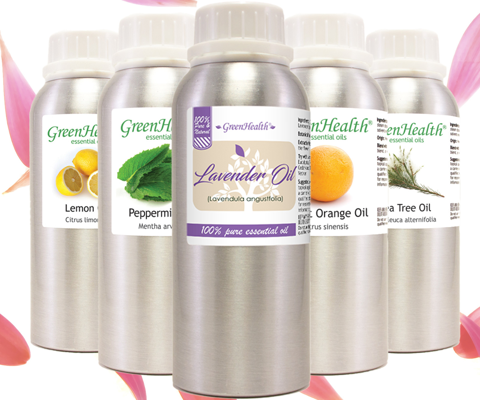 Essential Oil 8 fl oz Aluminum Bottle, Bulk All Natural Uncut, 50+ Oils