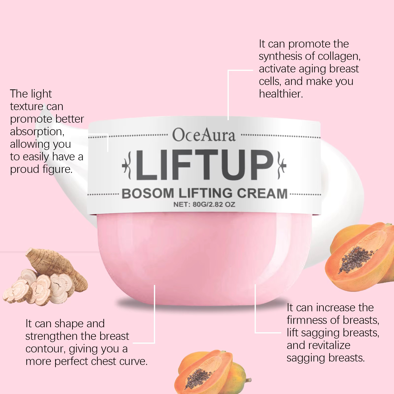 Breast Care Cream Nourishing Firming Skin Moisturizing Massage Cream