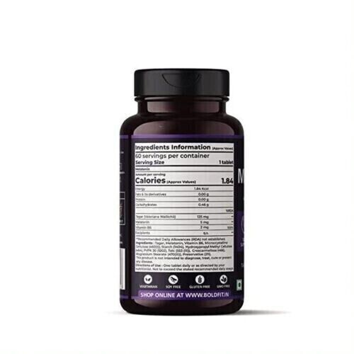 Boldfit Deep Sleeping Aid 60 Tabs | No Side Effect | 60 Day Money Back Guarantee