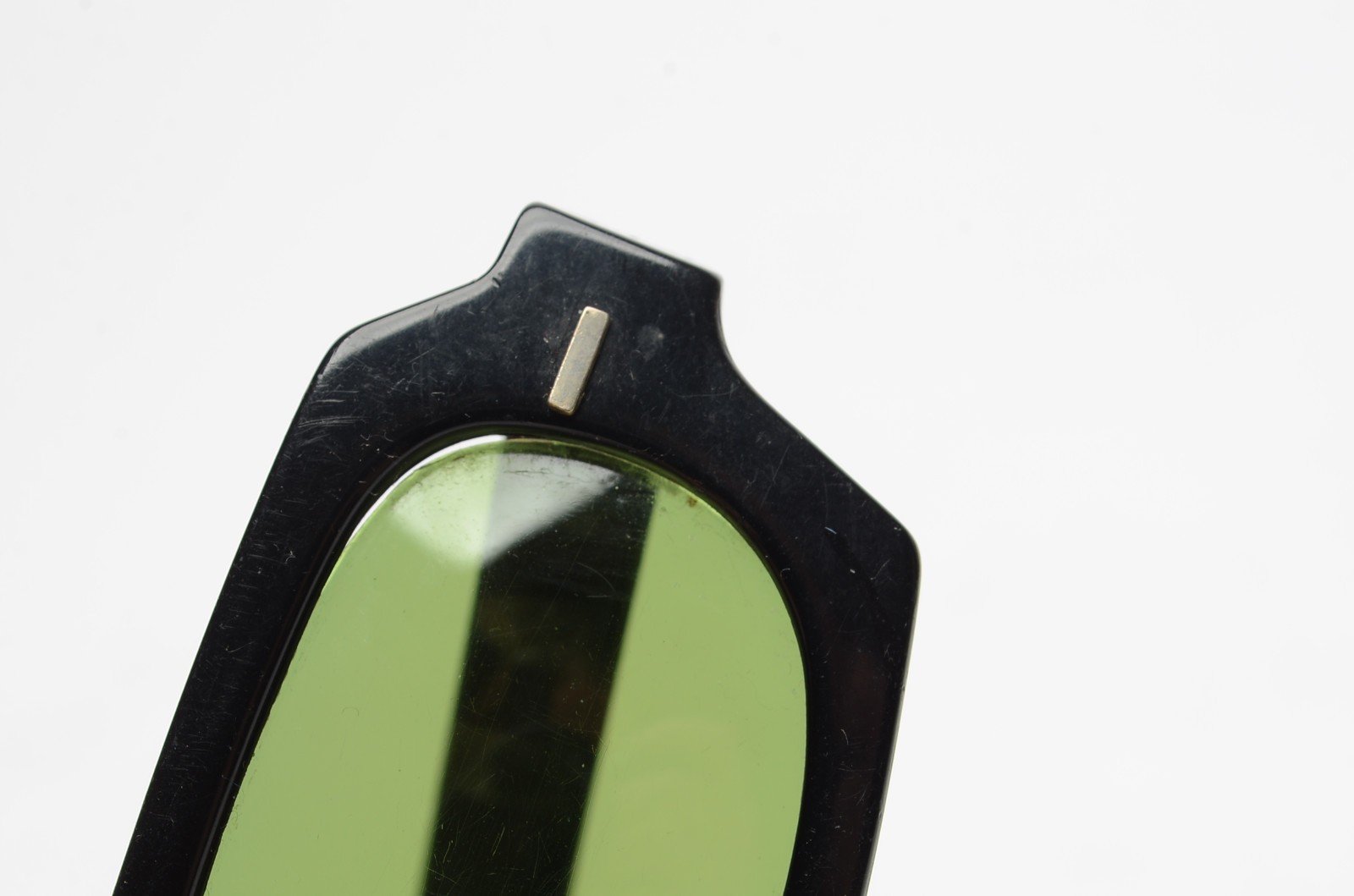 Vintage Cool-Ray Polaroid #120 Black Green Lens Sunglasses w/ Ray-Ban Case