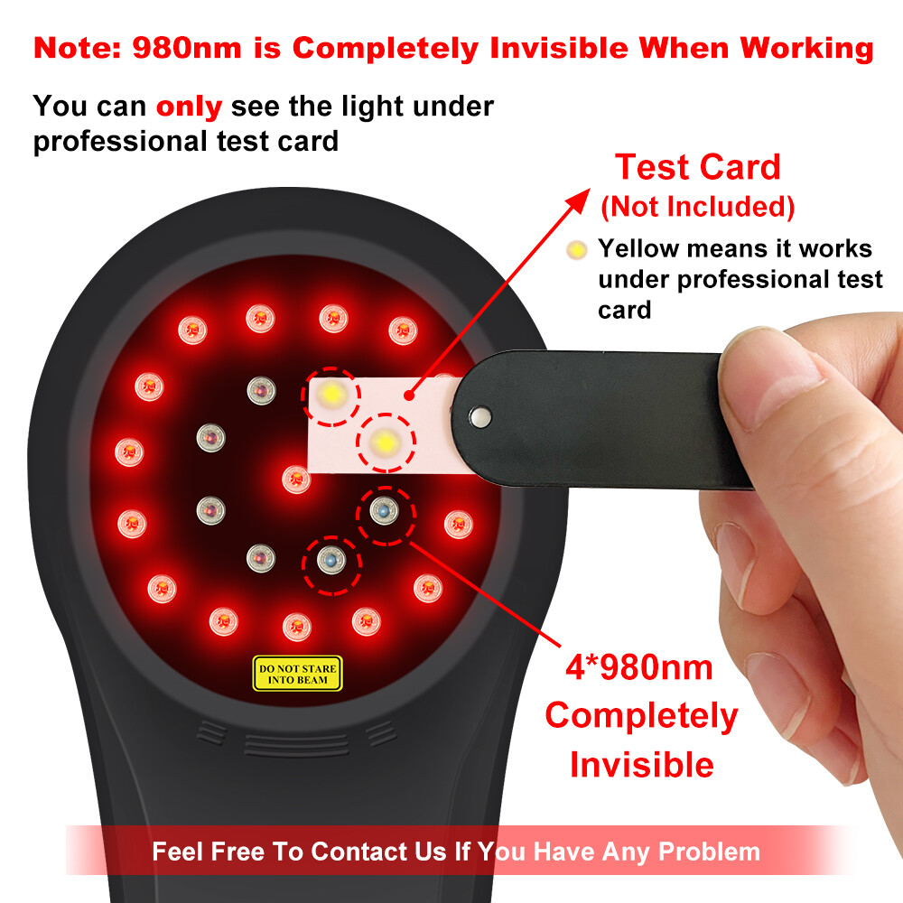 1760mW Class 3b/4 Cold Laser Therapy for Pain Relief Low Level Treatment Device