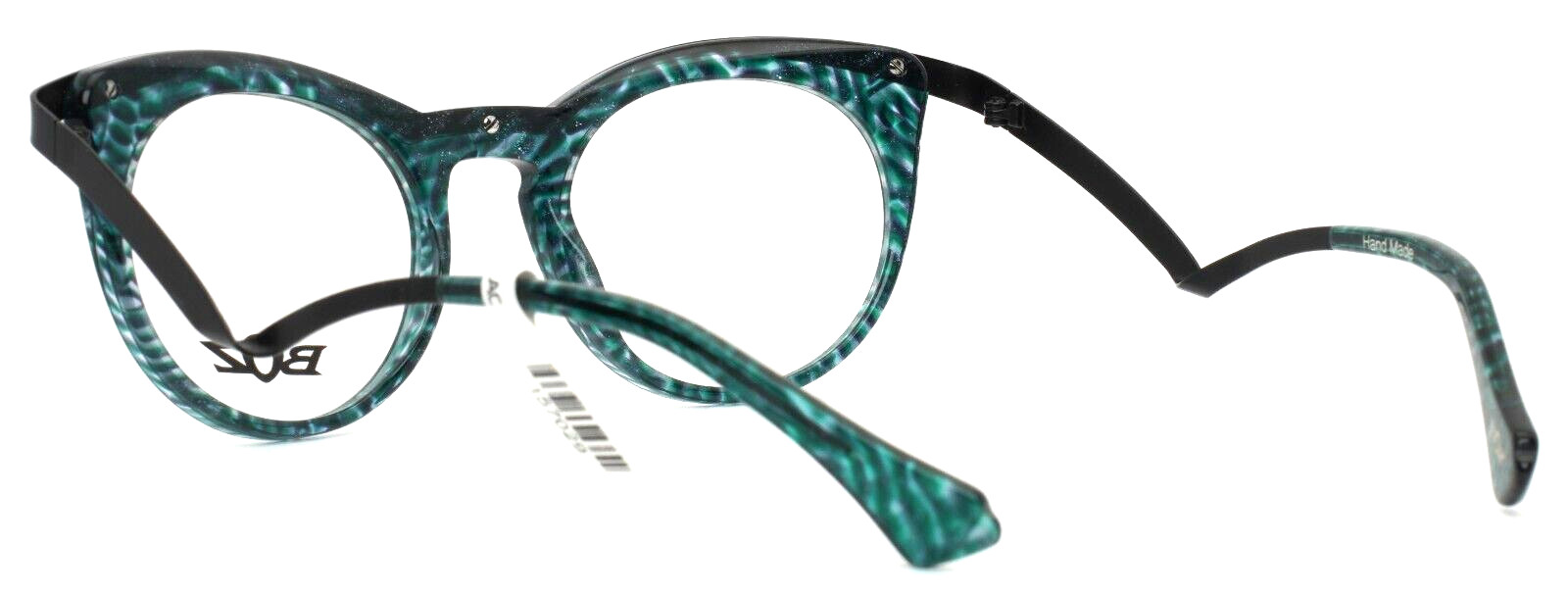 BOZ by JF REY Extra 4000 Green Black Womens Semi Cat Eye Eyeglasses 47-20-140