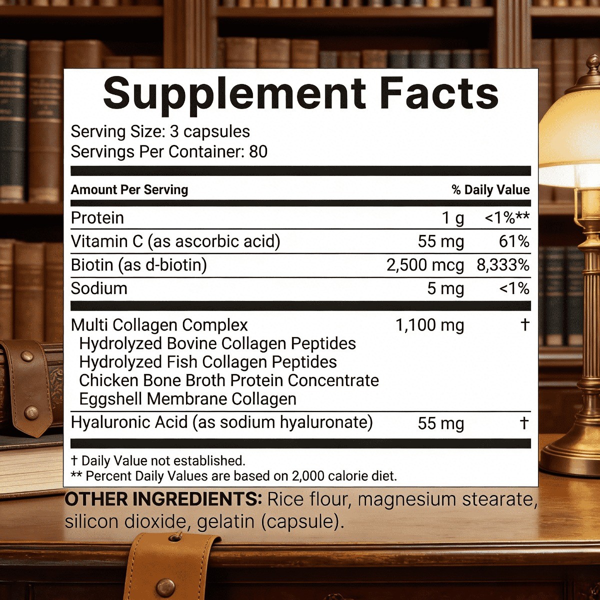 Micro Ingredients Polycollagen Pills | Support for Hair, Skin, Nails & Joints