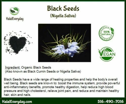 Black Seed Powder – 100% Pure Organic Cumin NIGELLA SATIVA Semilla Comino Negro