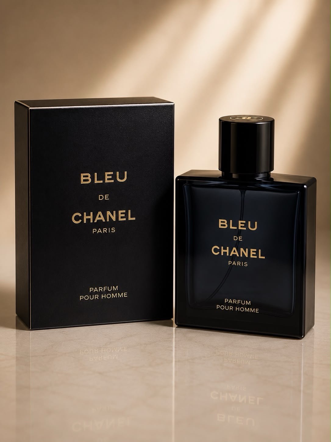 CHANEL Bleu de Chanel Parfum Spray Woody Regular Size 3.4 fl oz