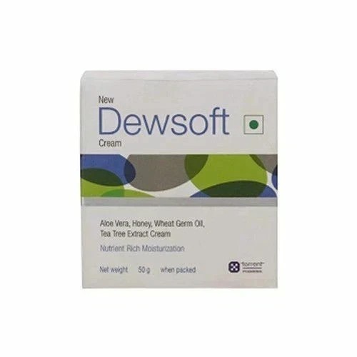 Dewsoft Aloe Vera Honey Wheat Germ Oil Tea Tree Extract Cream 50 gm
