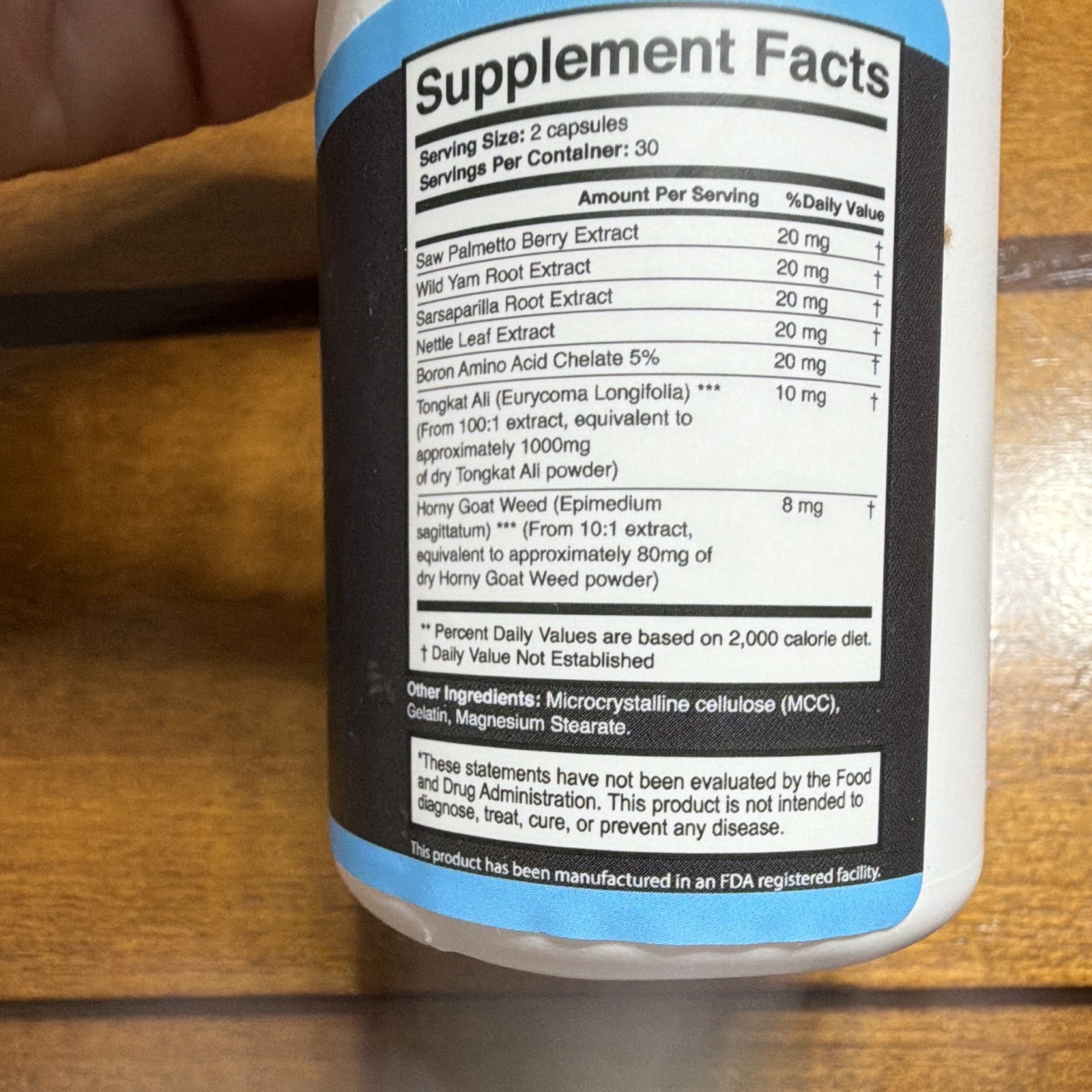 Titan Boost Male Enhancement Supplement 60 Capsules Exp 08/2027