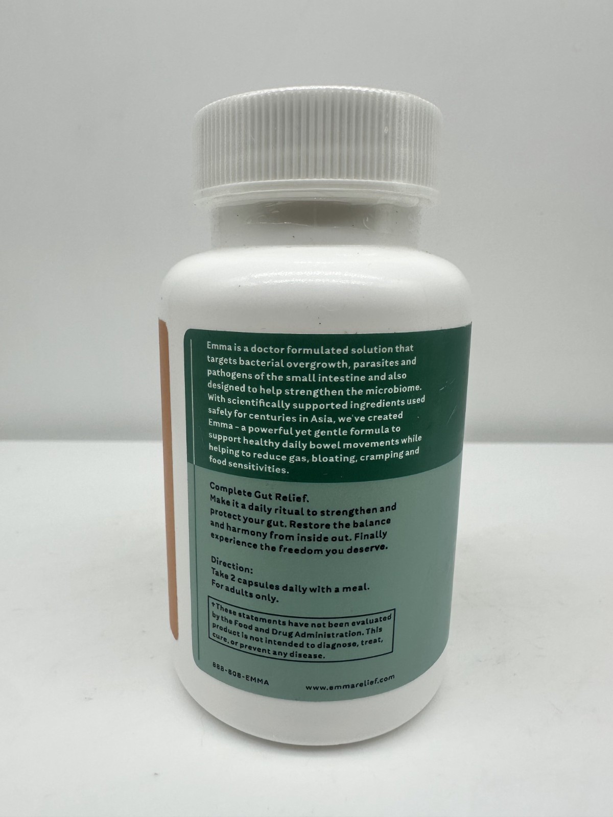 3 Pack Emma Gut Health Supplement 180 Capsules for Bloating Relief & Leaky Gut