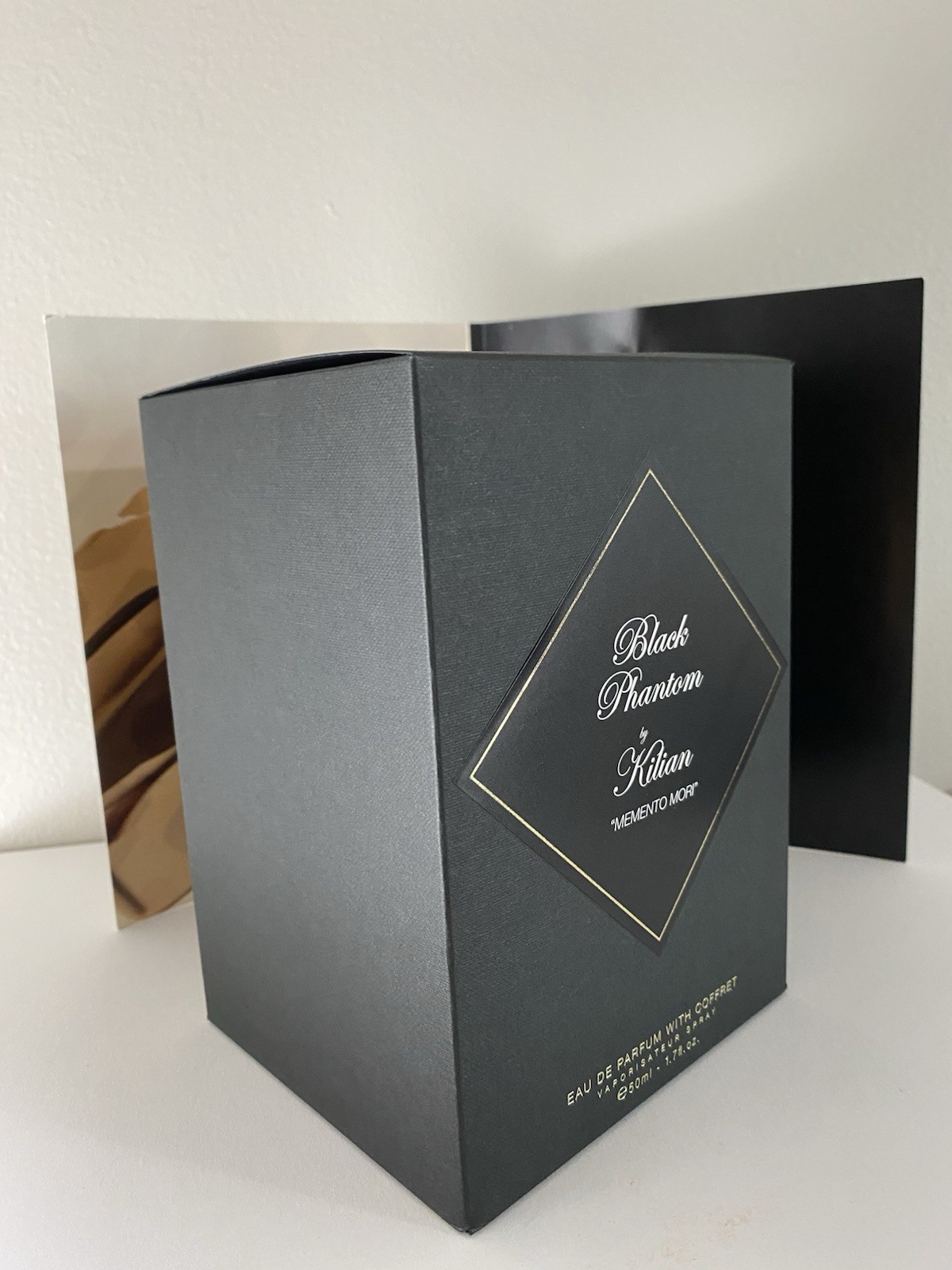 Kilian Black Phantom EDP With Coffret Vaporisateur Spray, MEMENTO MORI, 1.7 OZ