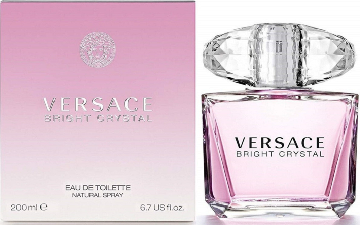 VERSACE BRIGHT CRYSTAL 6.7 FL OZ 200 ML EAU DE TOILETTE BRAND NEW SEALED BOX