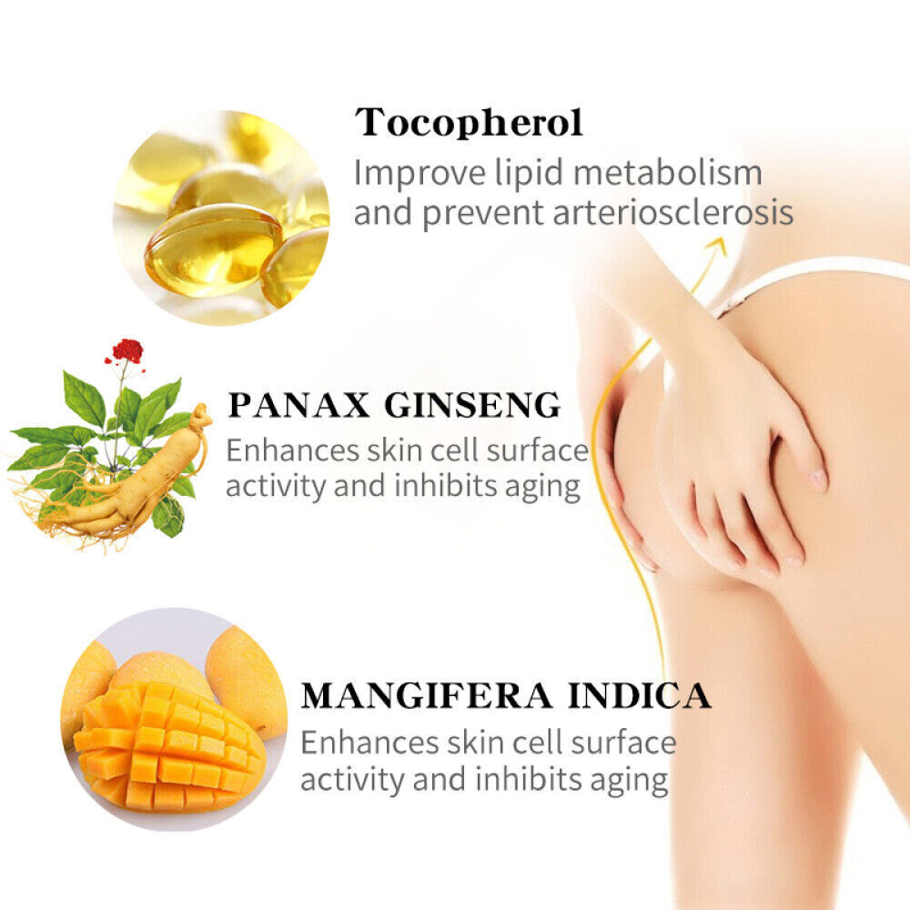 2 Pack Hip Lift Up Cream Butt Buttock Booty Enhancer Bigger Enlargement Massage