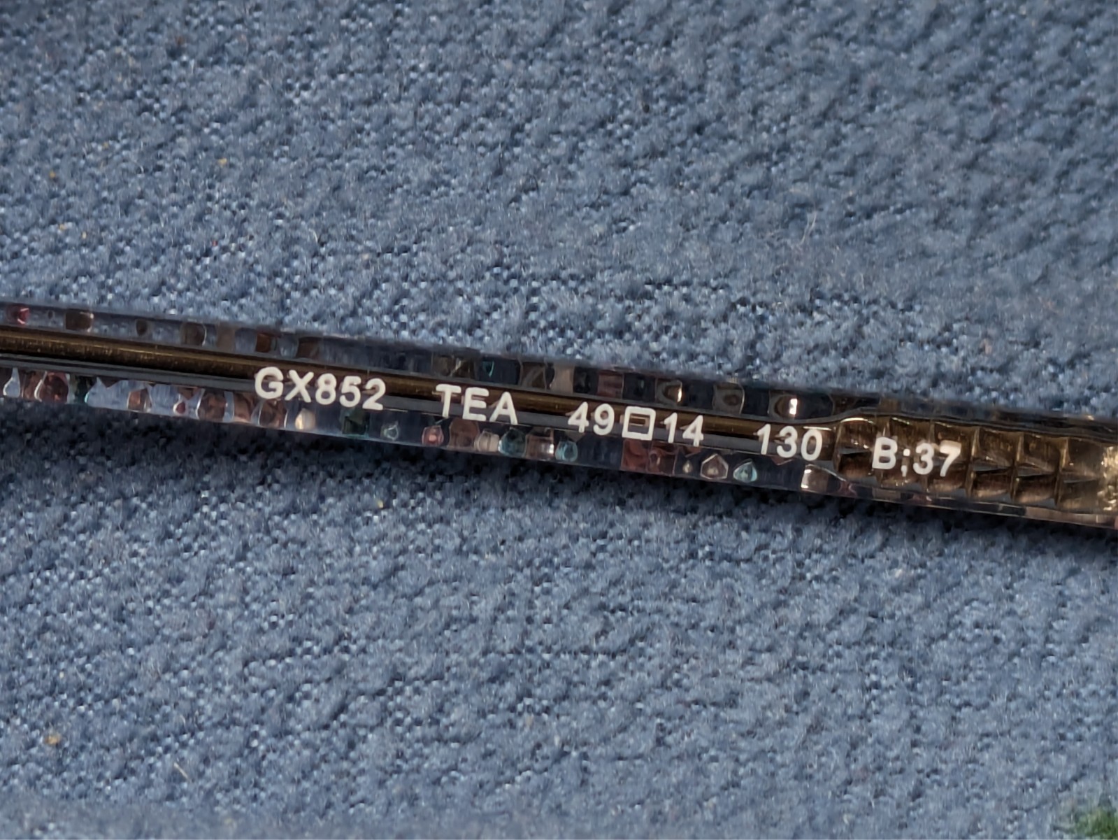 GX by Gwen Stefani GX852 TEA Teal Glitter Girls Eyeglasses Frames 49-14-130