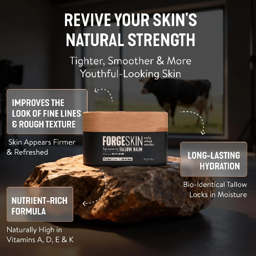Forge Skin Men’s Face Cream Beef Tallow Face Balm 50g