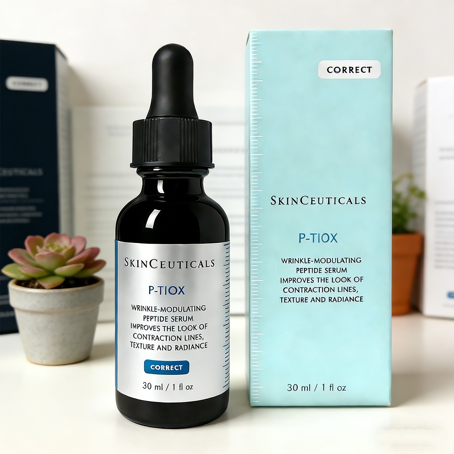 ‘Skinceuticals’ P-TIOX Wrinkle-Modulating Peptide Serum 1 fl oz /30ml NEW SEALED