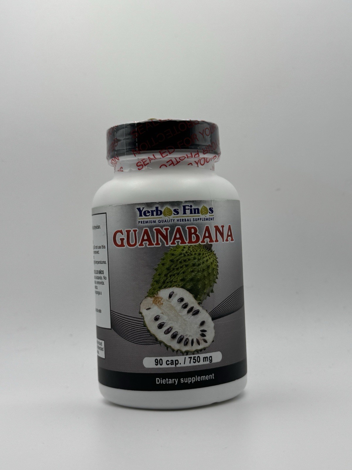 Yerbas Finas Guanabana Graviola 750 mg 90 Capsules Oral Dietary Supplement